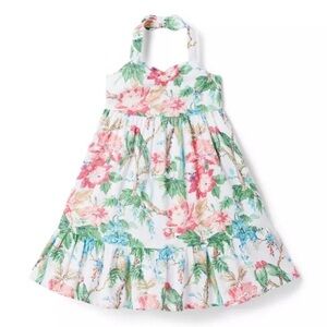 Janie and Jack THE ISLAND SUNDRESS Size 3 White Tropical Floral